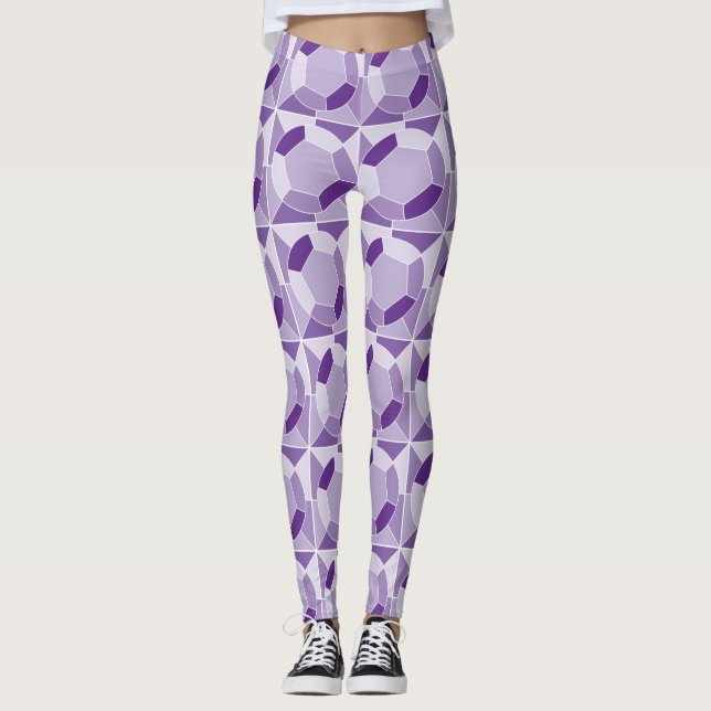 Lila Gnistra Leggings (Framsida)
