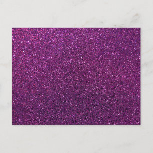 Lila gnistra och glitter vykort