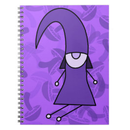 Lila Gnome Anteckningsbok