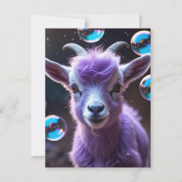 Lila Goat vykort