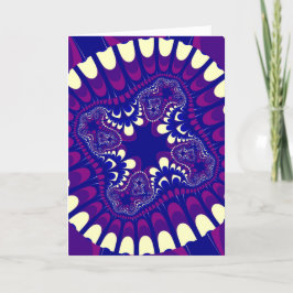 Lila God morgon Glory Flower Kort