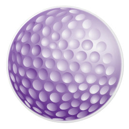 Lila Golf Boll Knopp