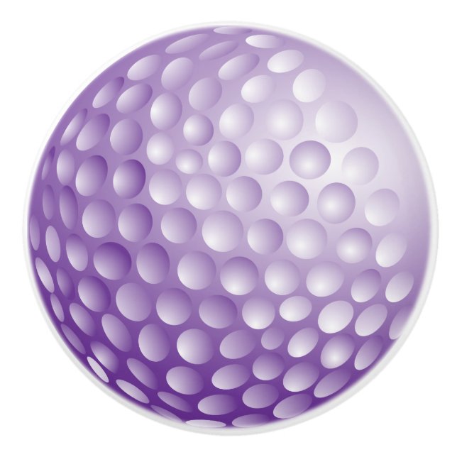 Lila Golf Boll Knopp (Framsidan)