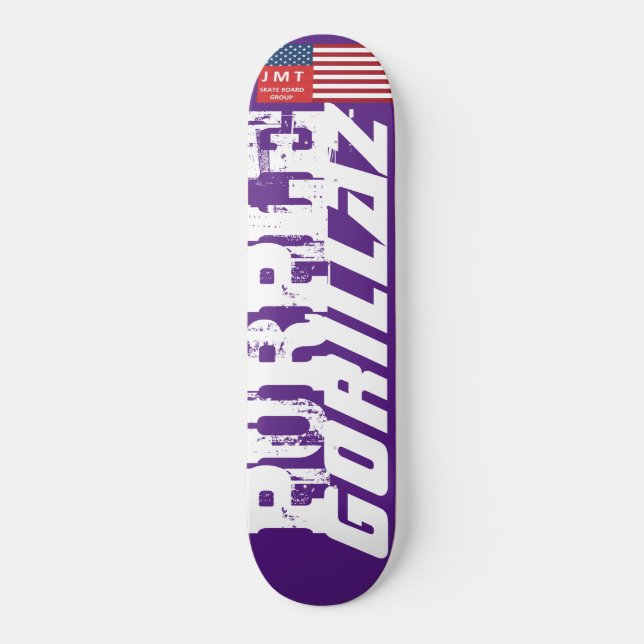 LILA GORILLAZ Skateboard (Framsida)