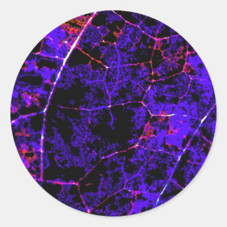 Lila Goth Stickers Runt Klistermärke