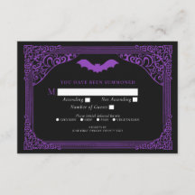 Lila Gothic Vampire Cathedral Bröllop OSA