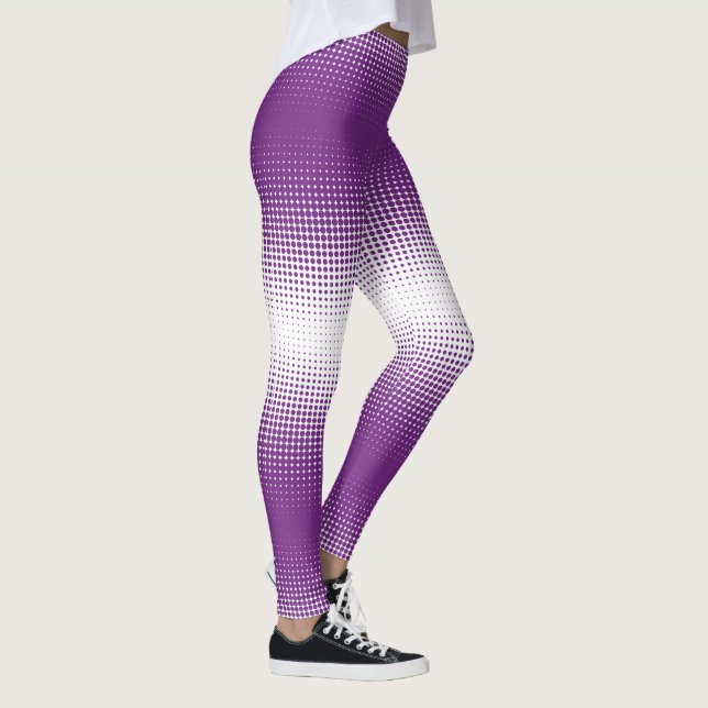 Lila Gradient Dots Leggings (Höger)
