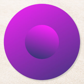 Lila Gradient Underlägg Papper Rund