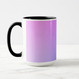 Lila Gradient Vignett Abstrakt Design Mugg