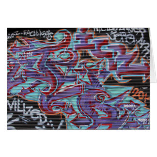 Lila Graffiti på Shutter Hälsningskort
