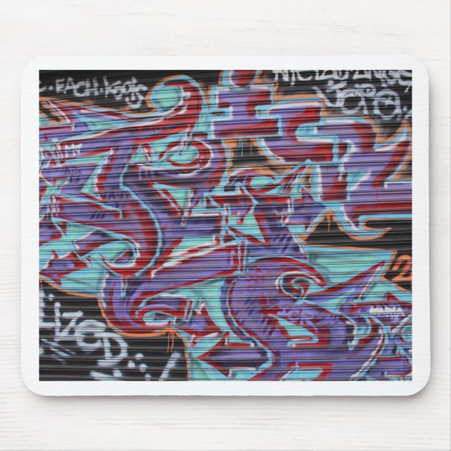 Lila Graffiti på Shutter Musmatta (Framsidan)