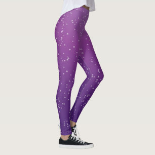 Lila Grape Soda Bubbles Leggings