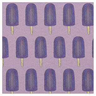Lila Grapepicekler Frysta pops Fabric Tyg