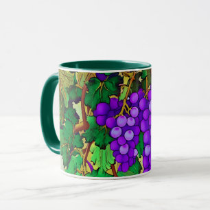 Lila Grapors på Grapevine Mugg