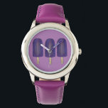 Lila Grapsicle Popsicles Foodie Watch Armbandsur<br><div class="desc">En originalbild av en rad lila popsiklar!</div>
