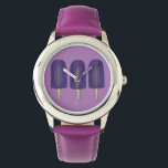Lila Grapsicle Popsicles Foodie Watch Armbandsur<br><div class="desc">En originalbild av en rad lila popsiklar!</div>