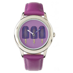 Lila Grapsicle Popsicles Foodie Watch Armbandsur