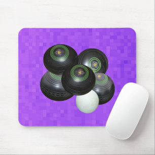 Lila Gräsmatta Bowls, Mousepad Musmatta