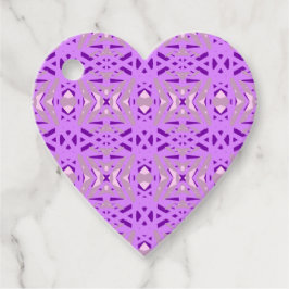 Lila Grått Art Deco Valentine Förlovning Roligt Kä Gåvor Etiketter