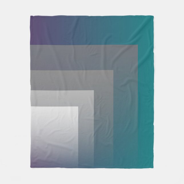 lila grått teal fleecefilt (Framsidan)
