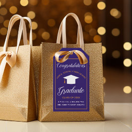 Lila Grattis Student Anpassningsbar Studenten Presentetikett