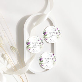 Lila Greenery Lavendel Presentkort Gåvor Etiketter