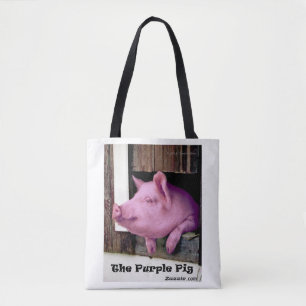 Lila Gris Tote Bag Tygkasse