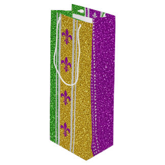 LILA GRÖN GULD GLITTER UTSEENDE MARDI GRAS