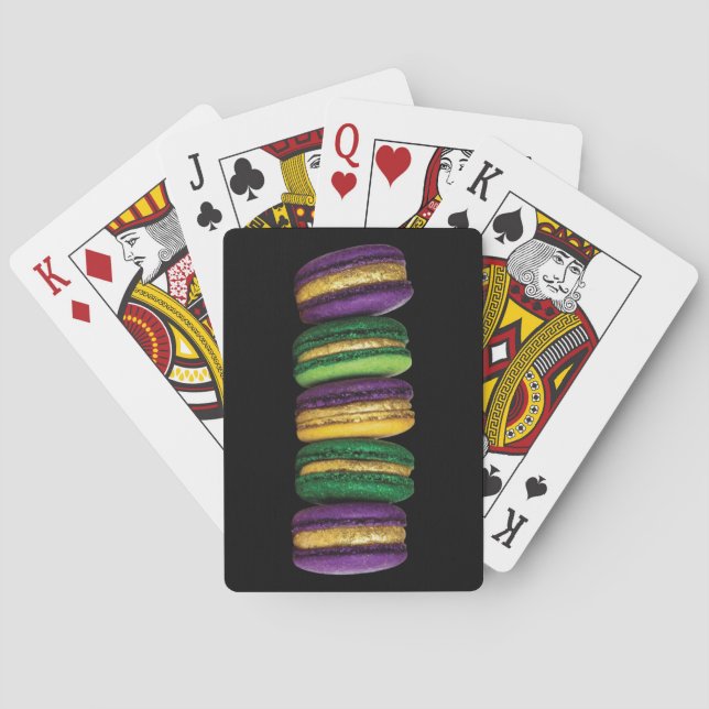 LILA GRÖN GULD MARDI GRAS-GODIS CASINOKORT (Baksidan)