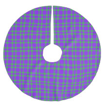 Lila Grön Plaid Mönster