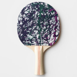 Lila, Grön, Rosa, Marmor Konstverk Pingisracket