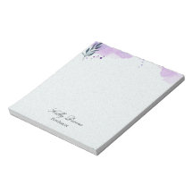 Lila gröna akvarellblad