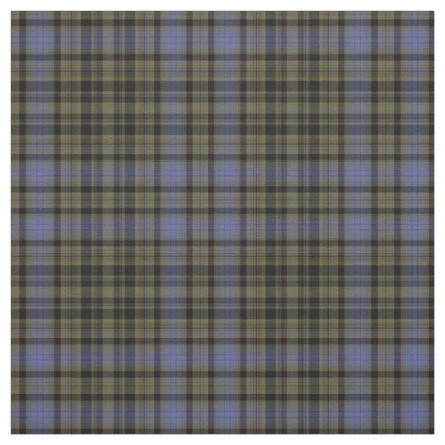 Lila Grönt Black Tartan Play Tyg (Provkarta)
