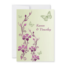 Lila, Grönt Blommigt, bannlysning av fjärilar