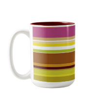 Lila Grönt Brun Ränder Färga Rand