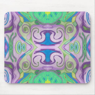 Lila Grönt Fantasy Mousepad Musmatta
