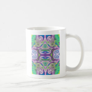 Lila Grönt Fantasy Mugg