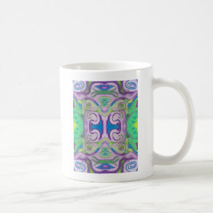 Lila Grönt Fantasy Mugg