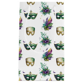 LILA GRÖNT GULD MARDI GRAS MASKS FEATHERS