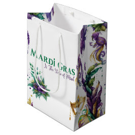 LILA GRÖNT GULD MARDI GRAS MASKS FEATHERS