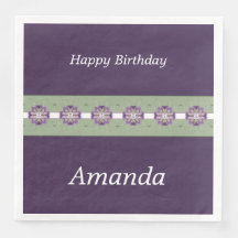 Lila Grönt och Pappra, , dinnerblöjor