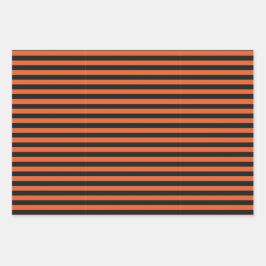 Lila Grönt Orange Black Rand Halloween