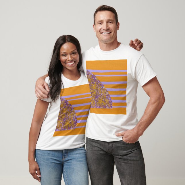 Lila Gul Blomma T Shirt (Unisex)