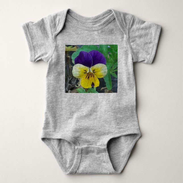 Lila & Gul Styvkulla  T Shirt (Framsida)