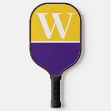 Lila & Guld College Monogram Pickleball Paddle