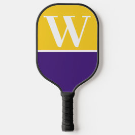 Lila & Guld College Monogram Pickleball Paddle