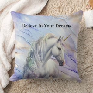 Lila Guld Dream Unicorn Kudde