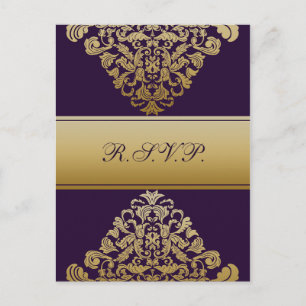 lila guld elegance OSA kort