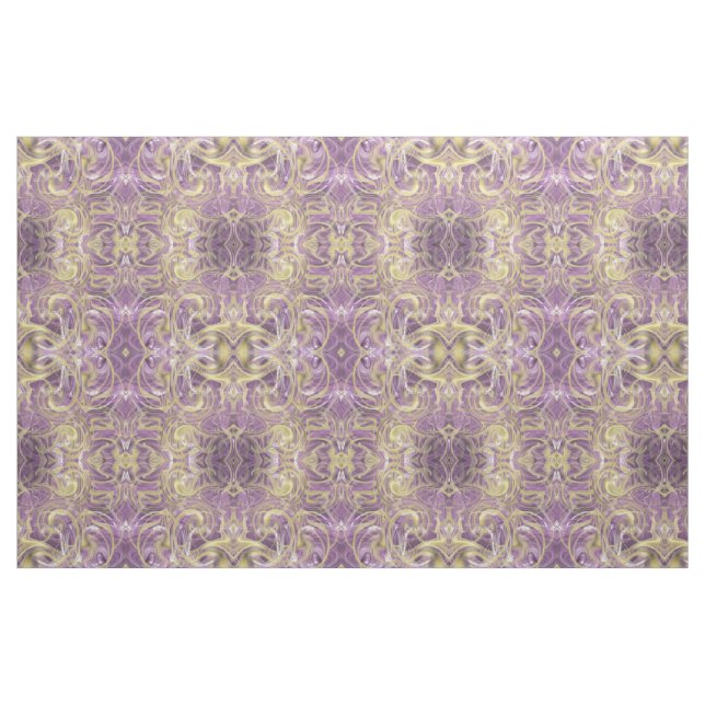 lila guld Fabric, färglös textilvara Tyg (Fat Quarter)