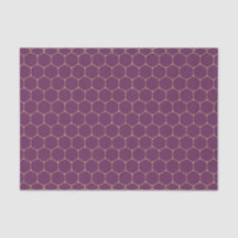 Lila & Guld HoneyComb (Design 15 Purple Series)